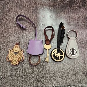 5 Hang Tags Fossil, MK, Kipling, Radley LONDON, AND GB